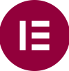 elementor logo symbol red